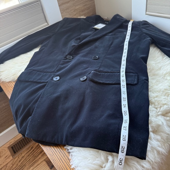 Smash + Tess Very Velvet Blazer Midnight Black Medium - Picture 10 of 12